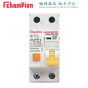 HGL2M-40 Residual Current Operated Circuit-Breakers With Integral Overcurrent Protection